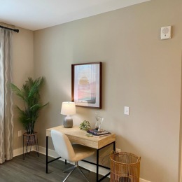 Find your perfect fit at The Pointe at Concord a desk in a large room